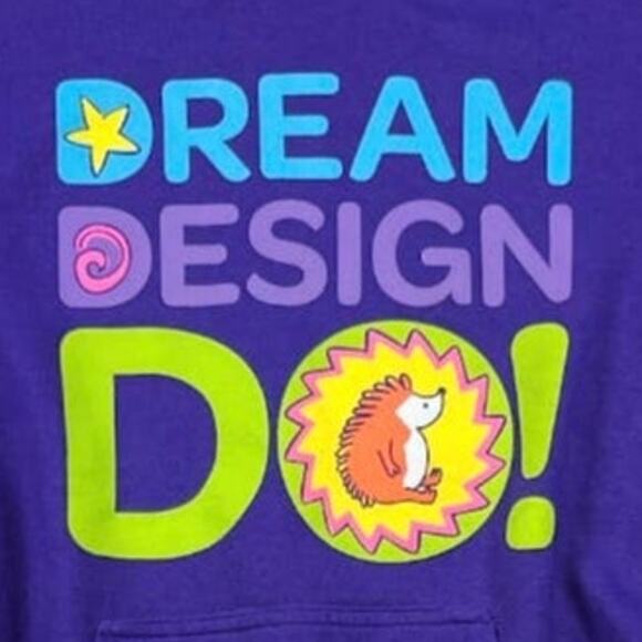 Gildan Purple Hooded Sweater | Size M - Picture 3 of 3